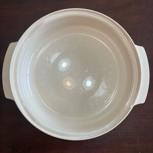 Tupperware 1 Qt Microwave Cookware Stackable Round Almond 2194A-1 Replacement